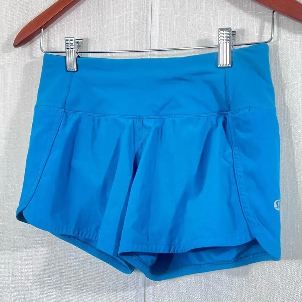 lululemon athletica Teal Running Shorts
